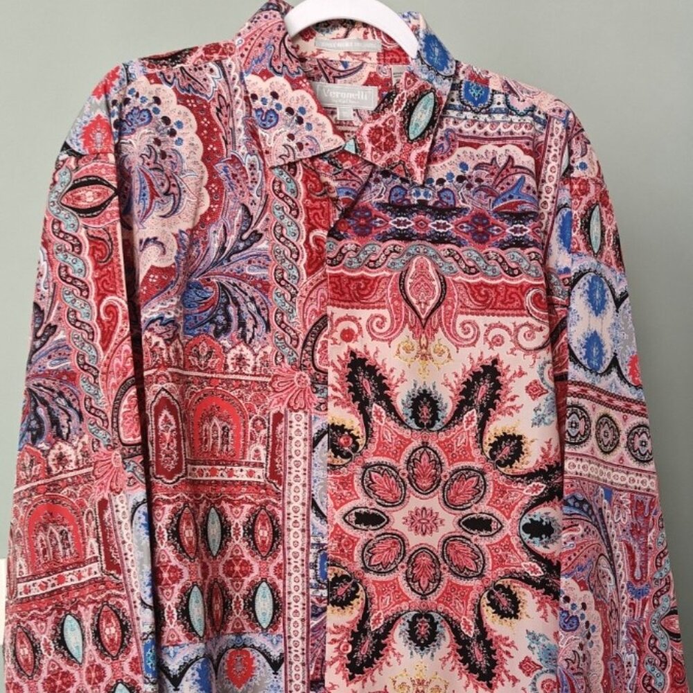 Veronelli Men's Casual Button Down Shirt XL-Sold